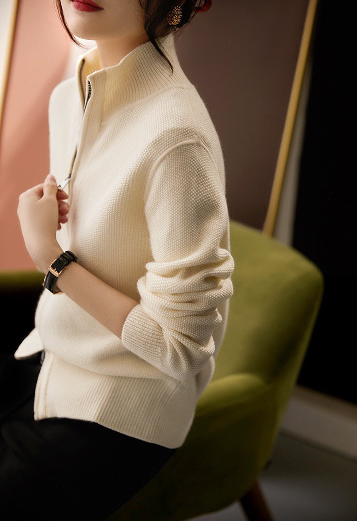 Wool Knit Cardigan