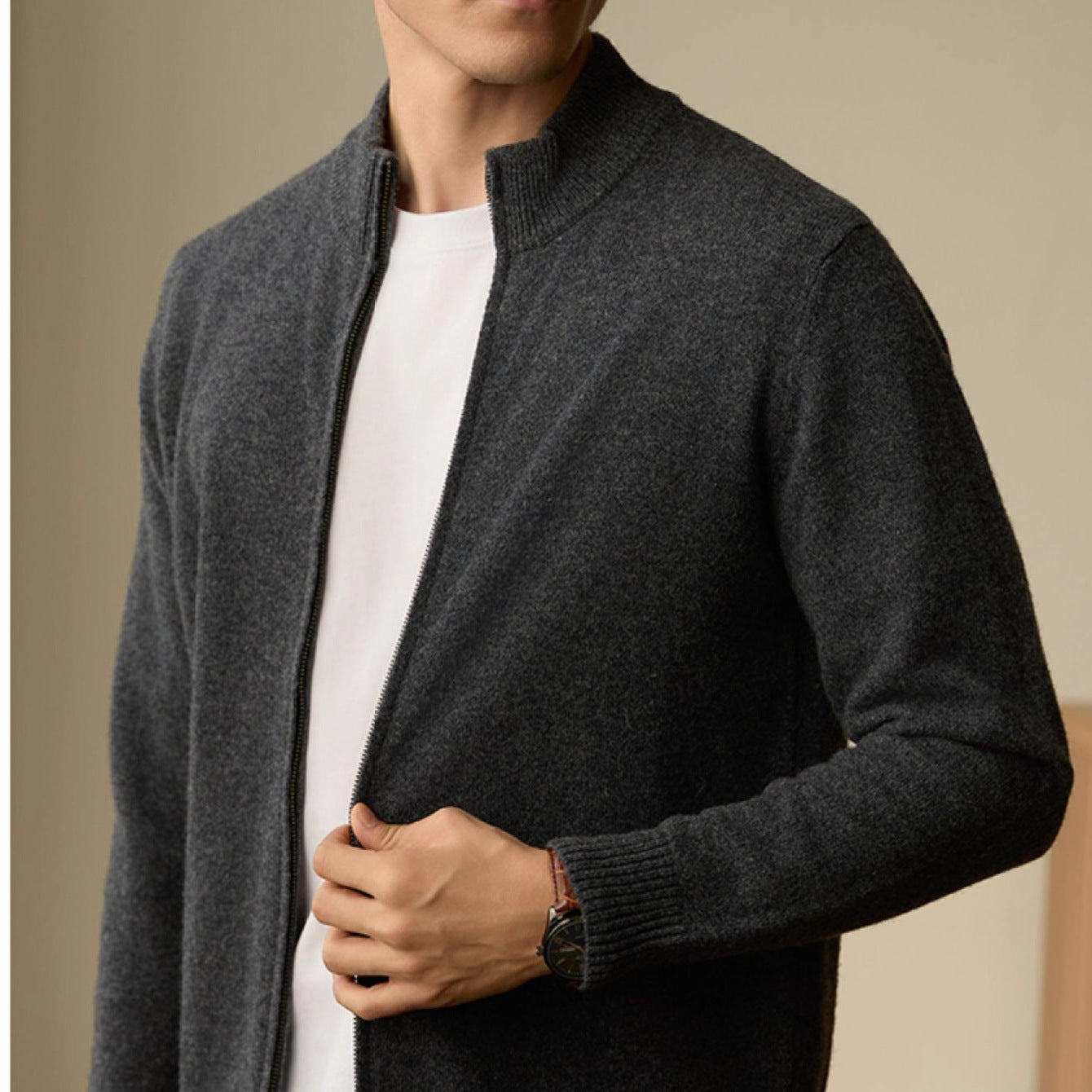 Men's Knitted Casual Jacket