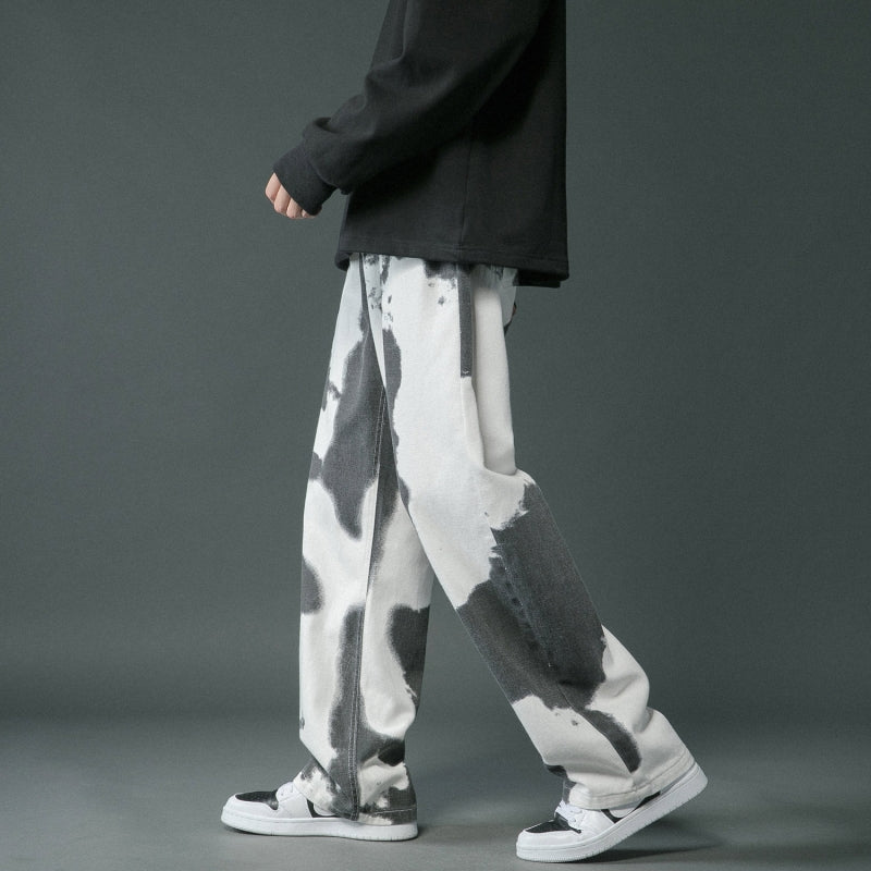 Tie Dyed Denim Pants