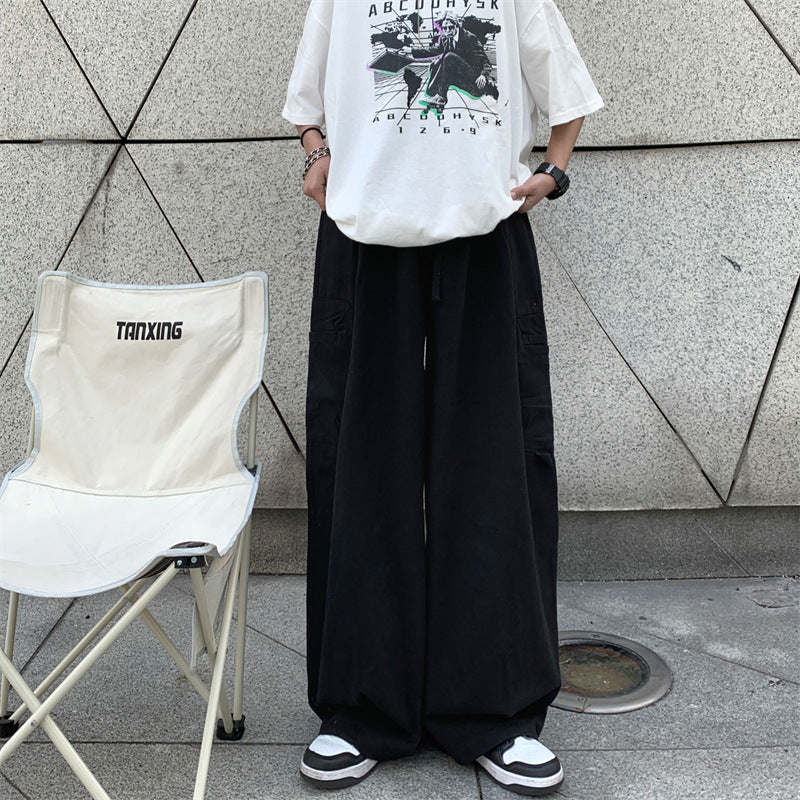 Straight-leg, Oversized Pants