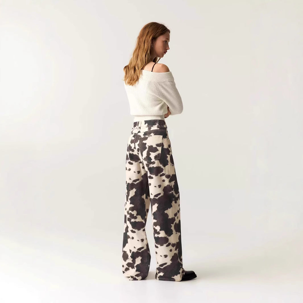 Womens Retro Denim Jeans