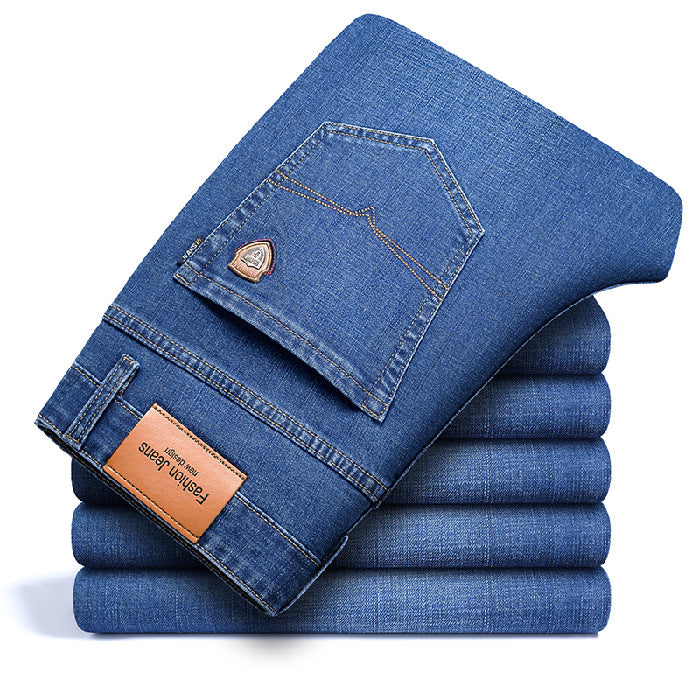 Men's Jeans Elastic Business jeans