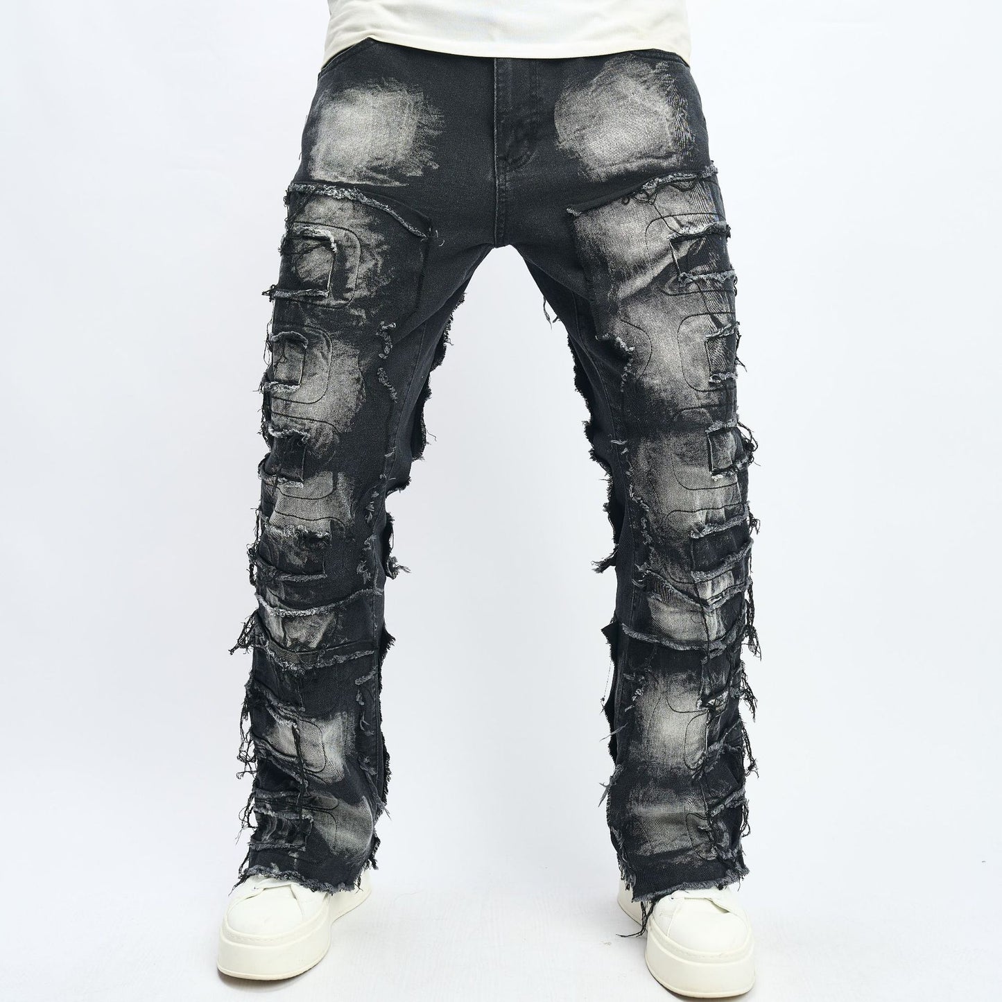 Mens Hip-Hop High-Street Jeans