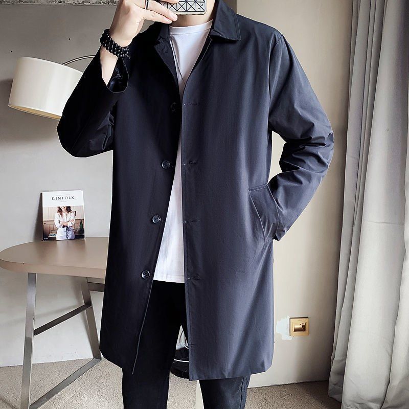 Men's Casual Trench Coat
