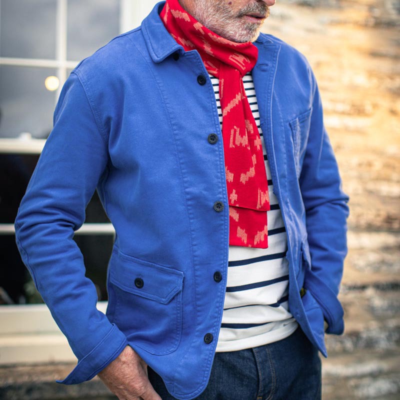 Slim-fit Mens Workwear Lapel Jacket