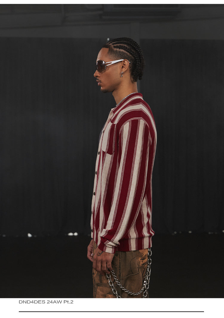 American Retro Flag Long-sleeved sweater Shirt
