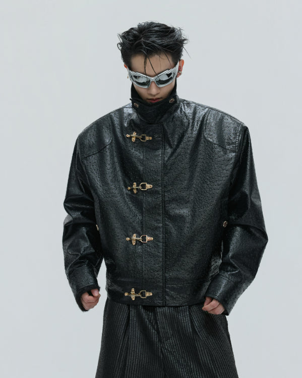 Padded Leather Jacket