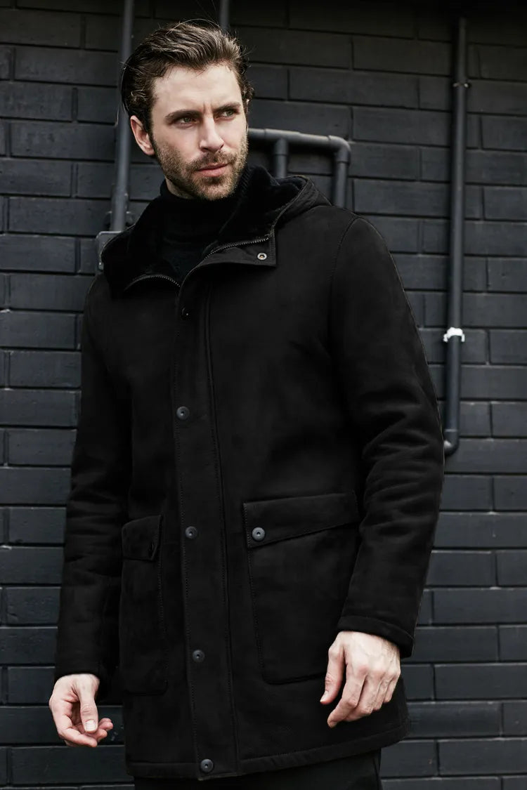 Casual Fleece Hooded Jacket For Men