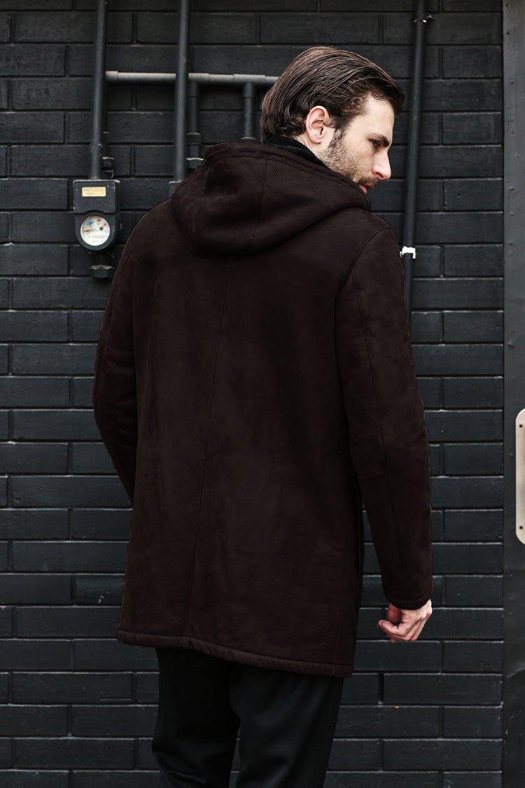 Casual Fleece Hooded Jacket For Men