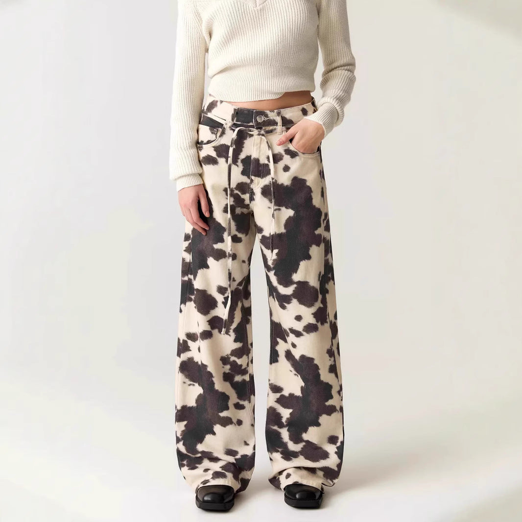 Womens Retro Denim Jeans