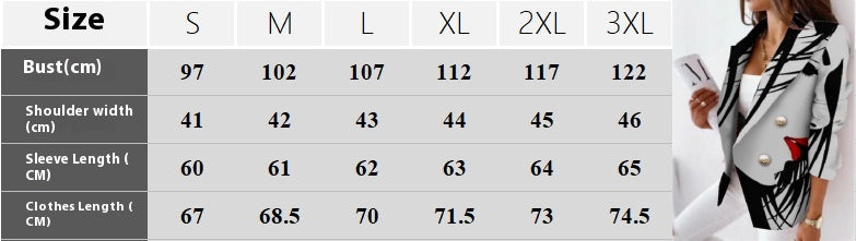 3D Color Printing Suit Jacket Slim Temperament