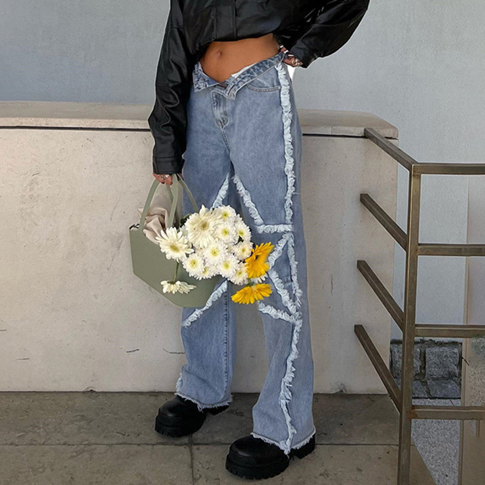 Symmetrical Pentagram Jeans