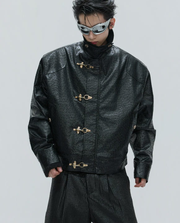 Padded Leather Jacket