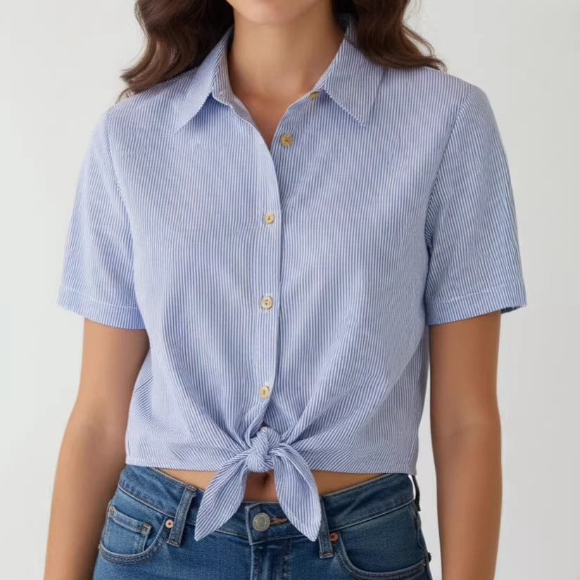 Womens Lapel Blouse