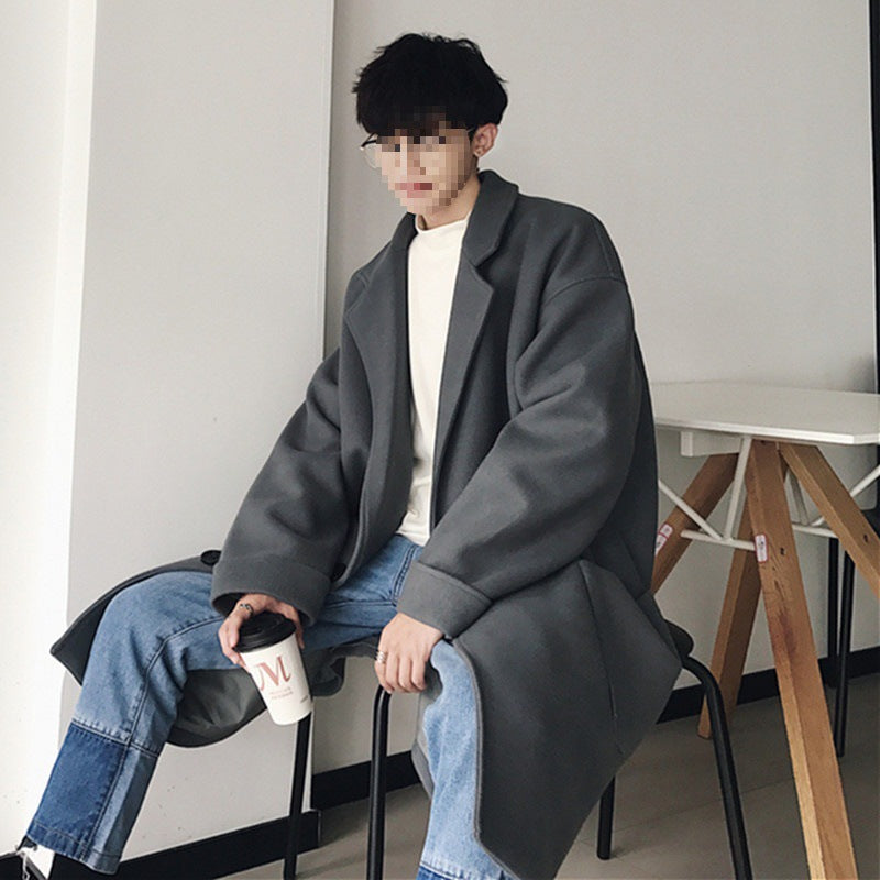 Mens Casual Wool Coat
