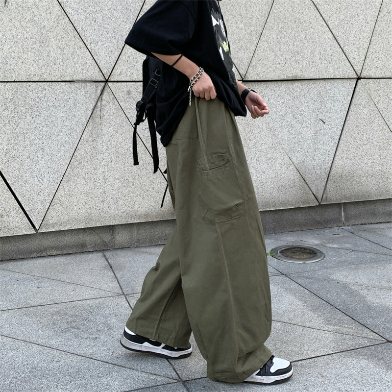 Straight-leg, Oversized Pants