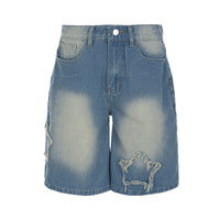 Women's Casual Denim Cropped Pants