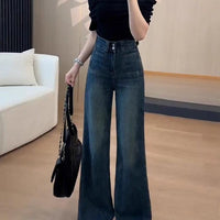 Flared Jeans For Women A-line Style, Autumn