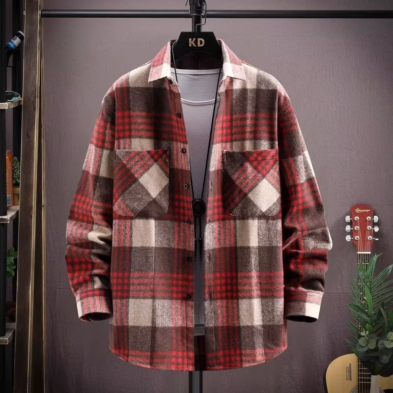 Lapels Shirt Mens