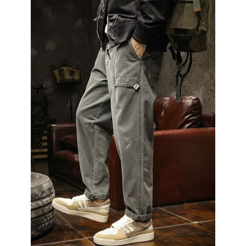 Men's Casual And Loose Retro Pants