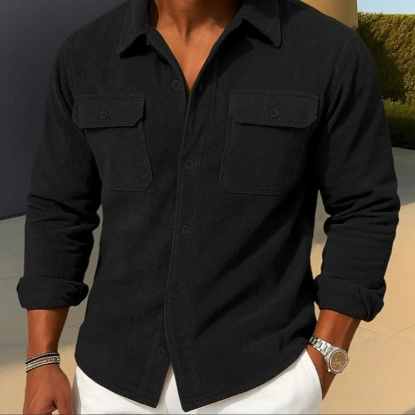 Mens Loose-fit Corduroy Shirt