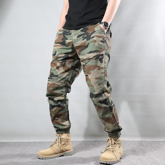 Retro Camo Ankle-Fit Pants