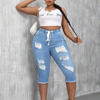 Womens Slimming Ripped Jeans