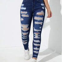 All-match Skinny Denim Trousers For Women