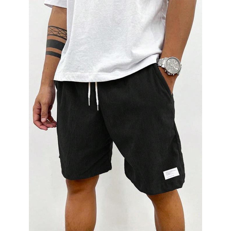 Solid Color Flip Men's Shorts