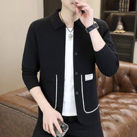 Men's Casual Knitted Sweater Coat