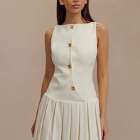 Elegant Pleated Dress