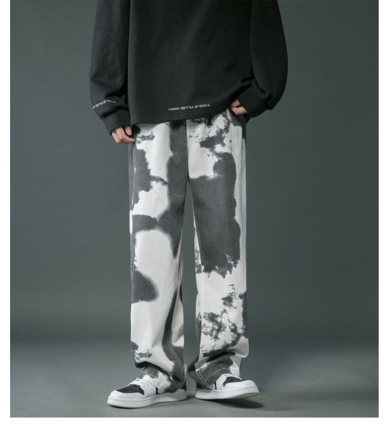 Tie Dyed Denim Pants