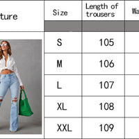 Fashion Temperament Wide-leg Jeans Women