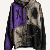 Fashion Casual Printed Polyester Sweater