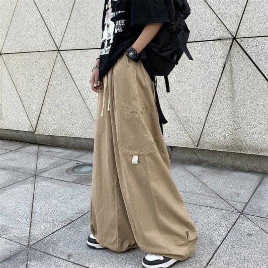 Straight-leg, Oversized Pants