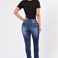 New style denim trousers with ripped jeans