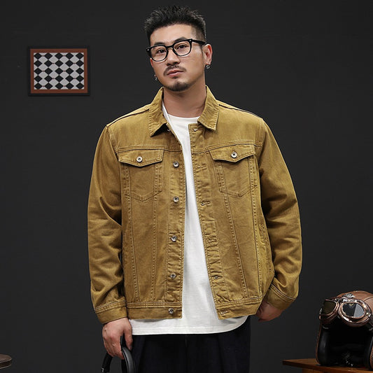 Loose-Fit Denim Jacket For Men
