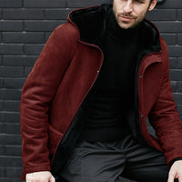 Casual Fleece Hooded Jacket For Men