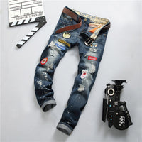 Straight Slim fit Jeans Splash-ink