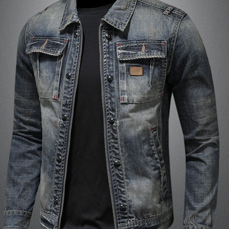 Mens Vintage Classic Denim Jacket