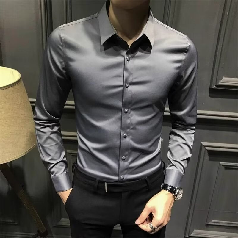 Business Casual Long Sleeve Shirt For Men