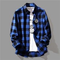Spring And Autumn Loose Casual Long Sleeves Shirt