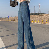 Wide Leg Jeans For Women Bottom Baggy Denim Pants Trousers
