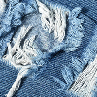 Ripped jeans personality women