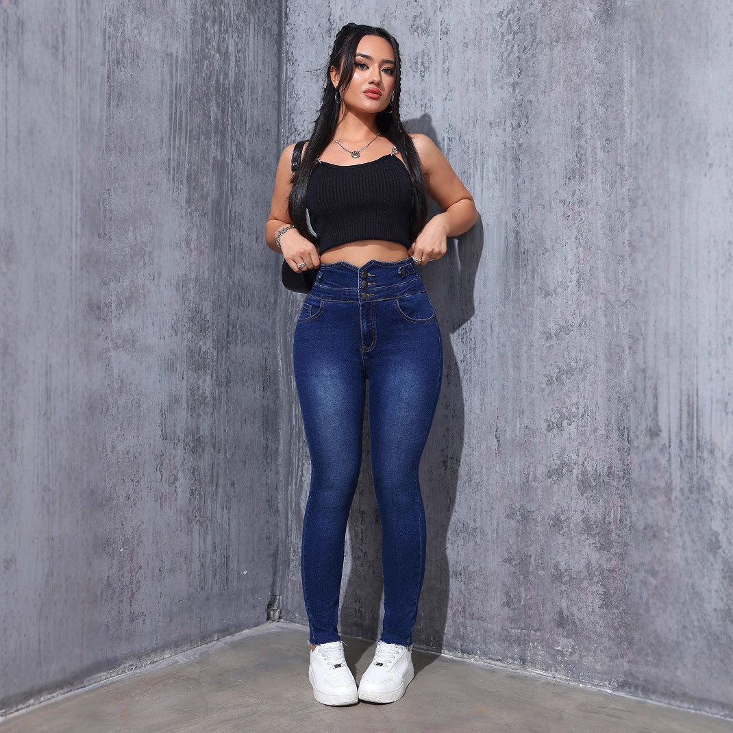Women's Stretchy  Denim Jeans
