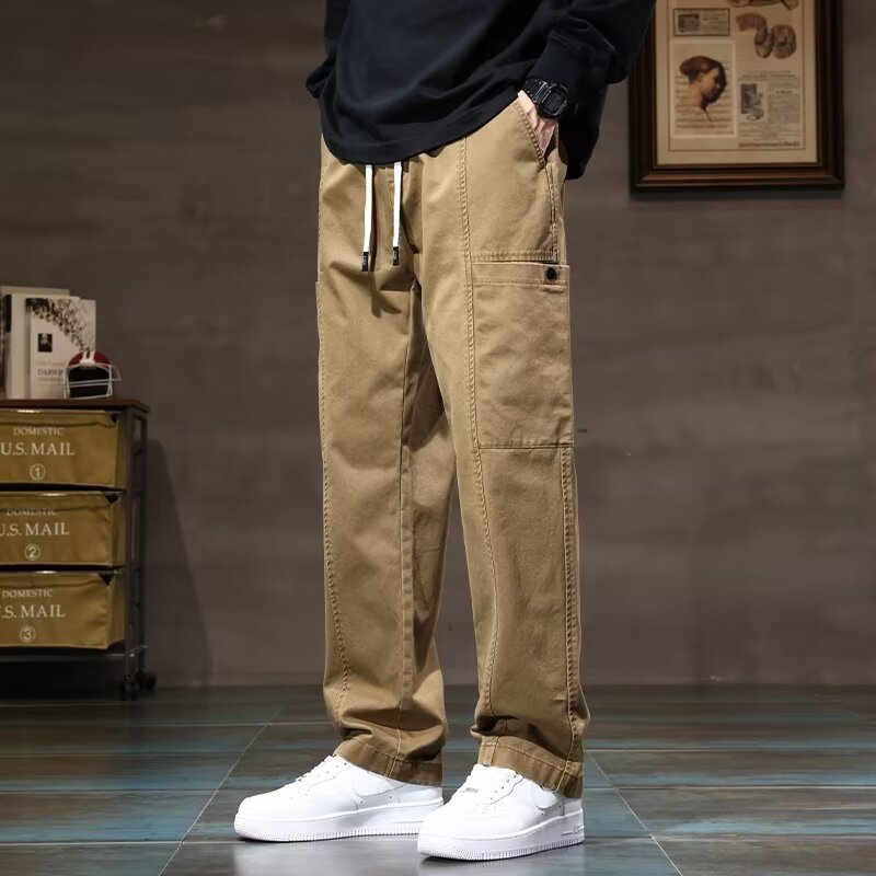 Mens Slim-fit American Pants