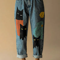 Straight-Leg Denim jeans