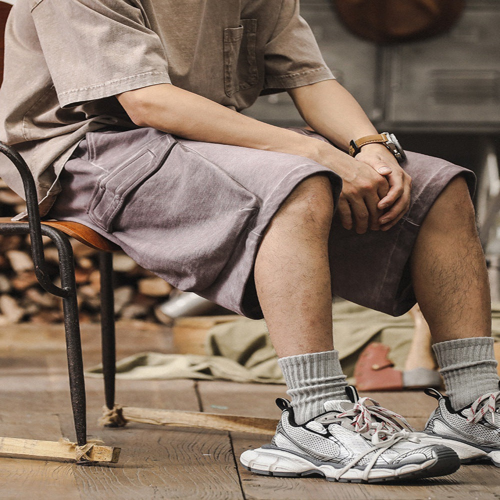 American Retro  Shorts Men's Summer