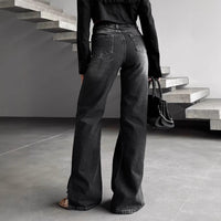 High-waisted Denim Jeans