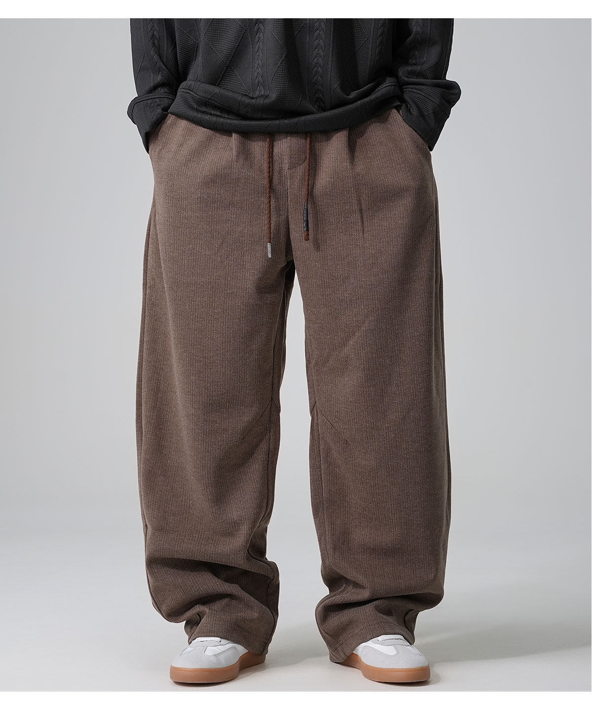 Mens Drawstring Casual Pant